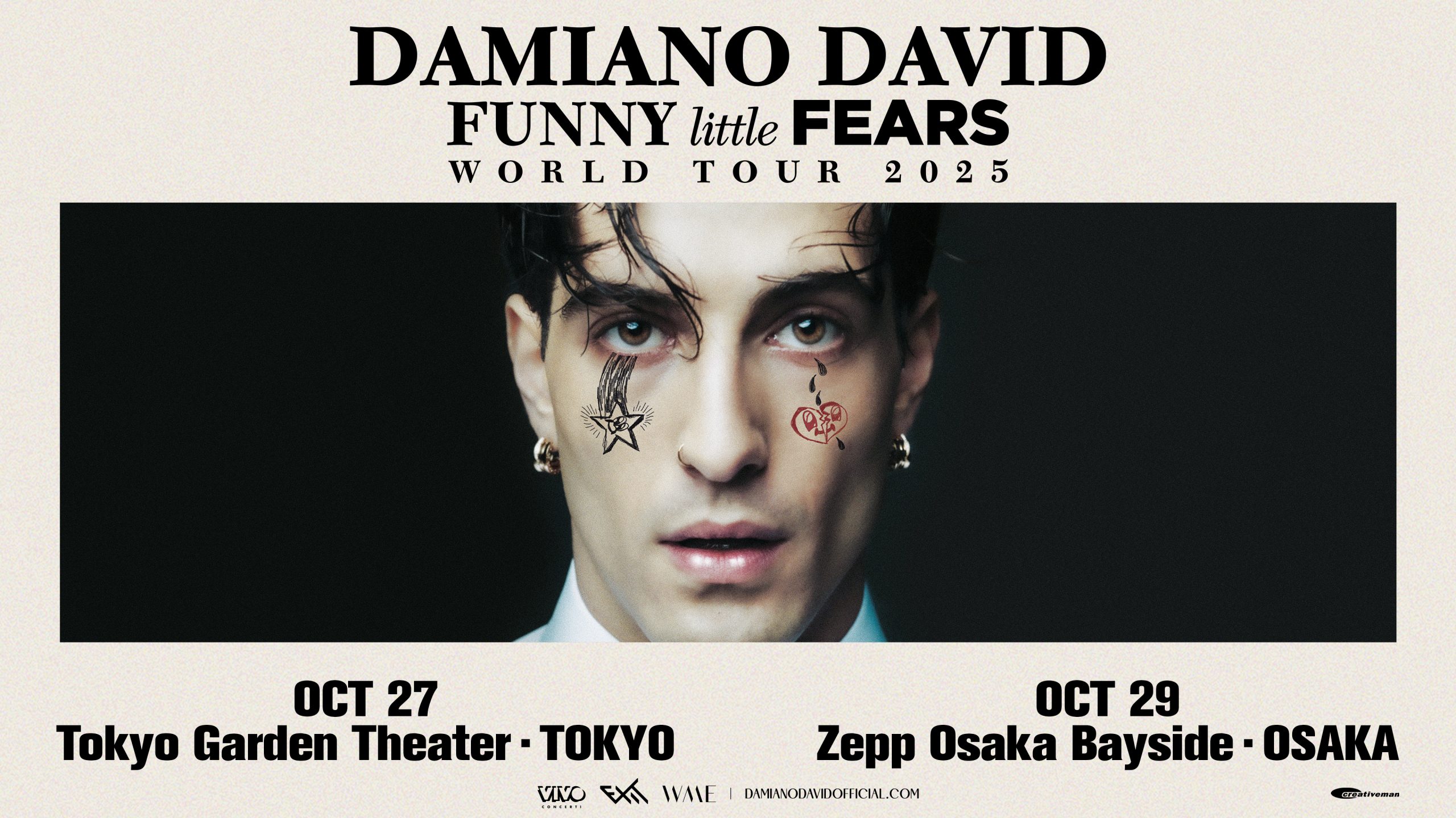 ダミアーノ・デヴィッド FUNNY little FEARS イベント参加券付き